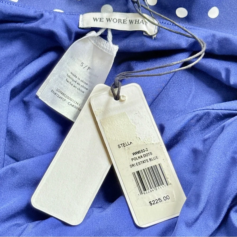 NEW with TAGS WeWoreWhat Stella One Piece One Shoulder Swimsuit  (size S)